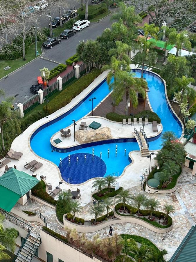ريو دي جانيرو Flat Com Vista Panoramica -15- Na Barra Da Tijuca - Estacionamento Gratuito - Frigobar - Ar Condicionado - Piscina - Academia - Balsa Para Praia Gratis - Varanda - Vista Parcial Mar E Lagoa المظهر الخارجي الصورة